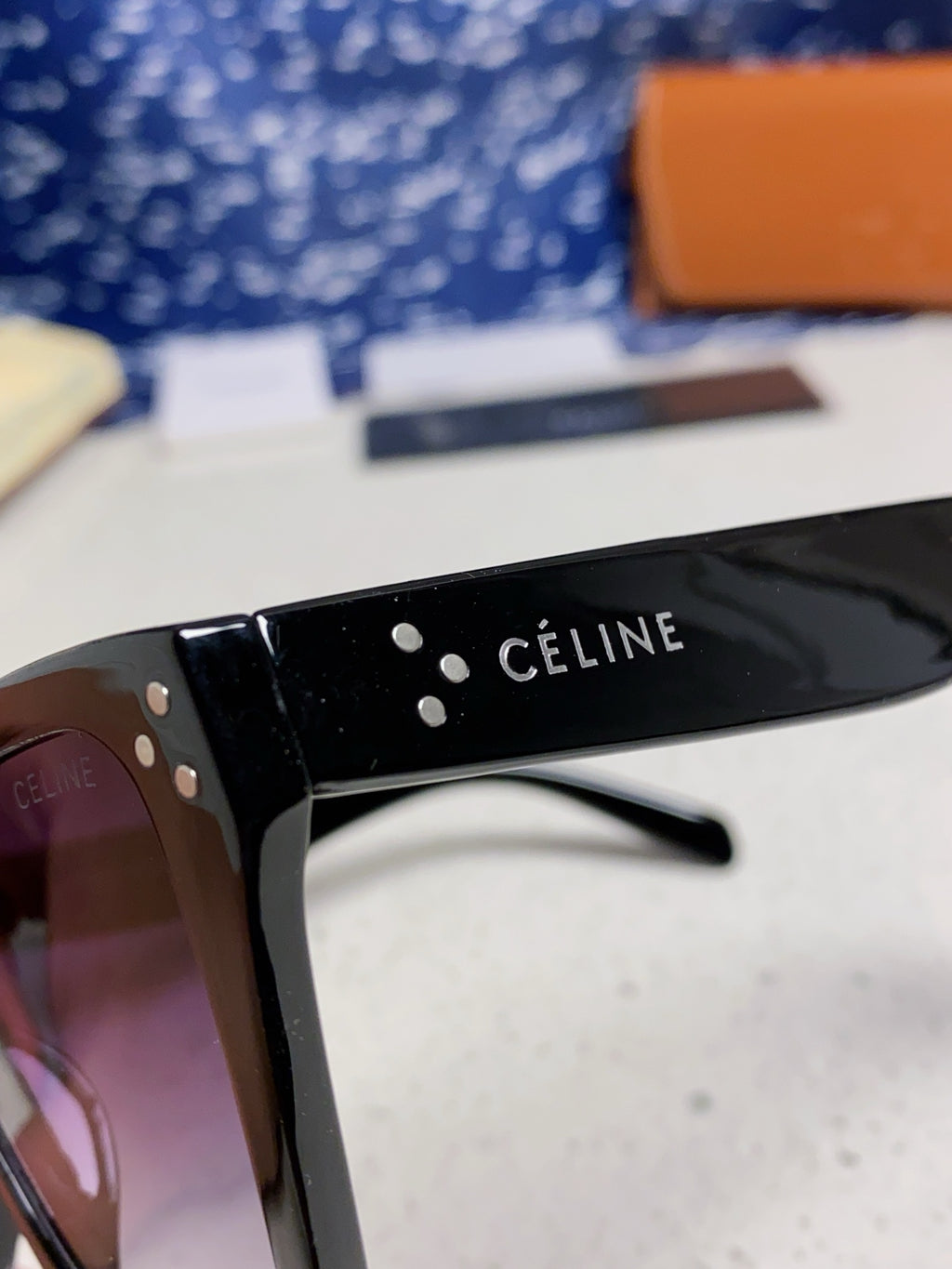 Celine Square Black Lens Sunglasses for Men & Women - 431938 - detail image 7