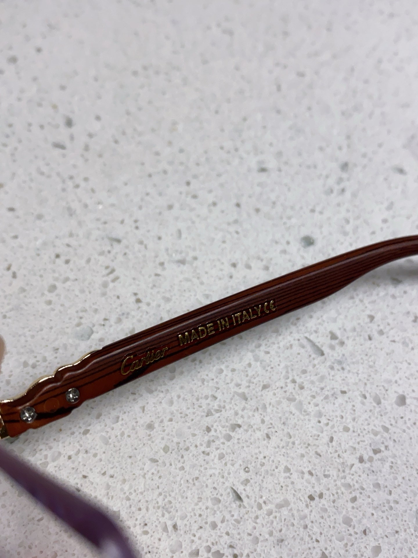 Cartier Lightweight Rimless Silver Lens Sunglasses for Men & Women - 487370 - detail image 8