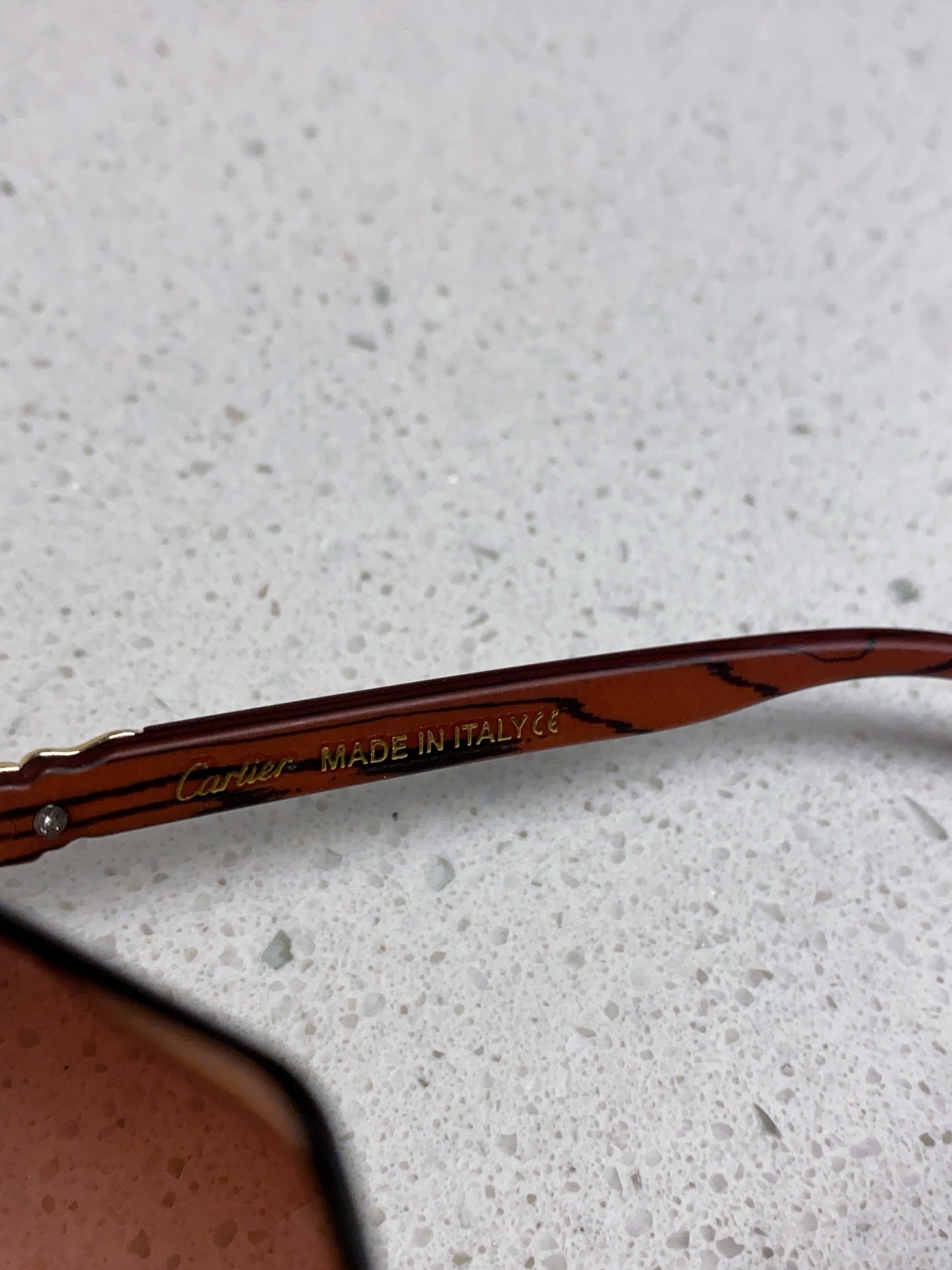 Cartier Lightweight Rimless Silver Lens Sunglasses for Men & Women - 487372 - detail image 8