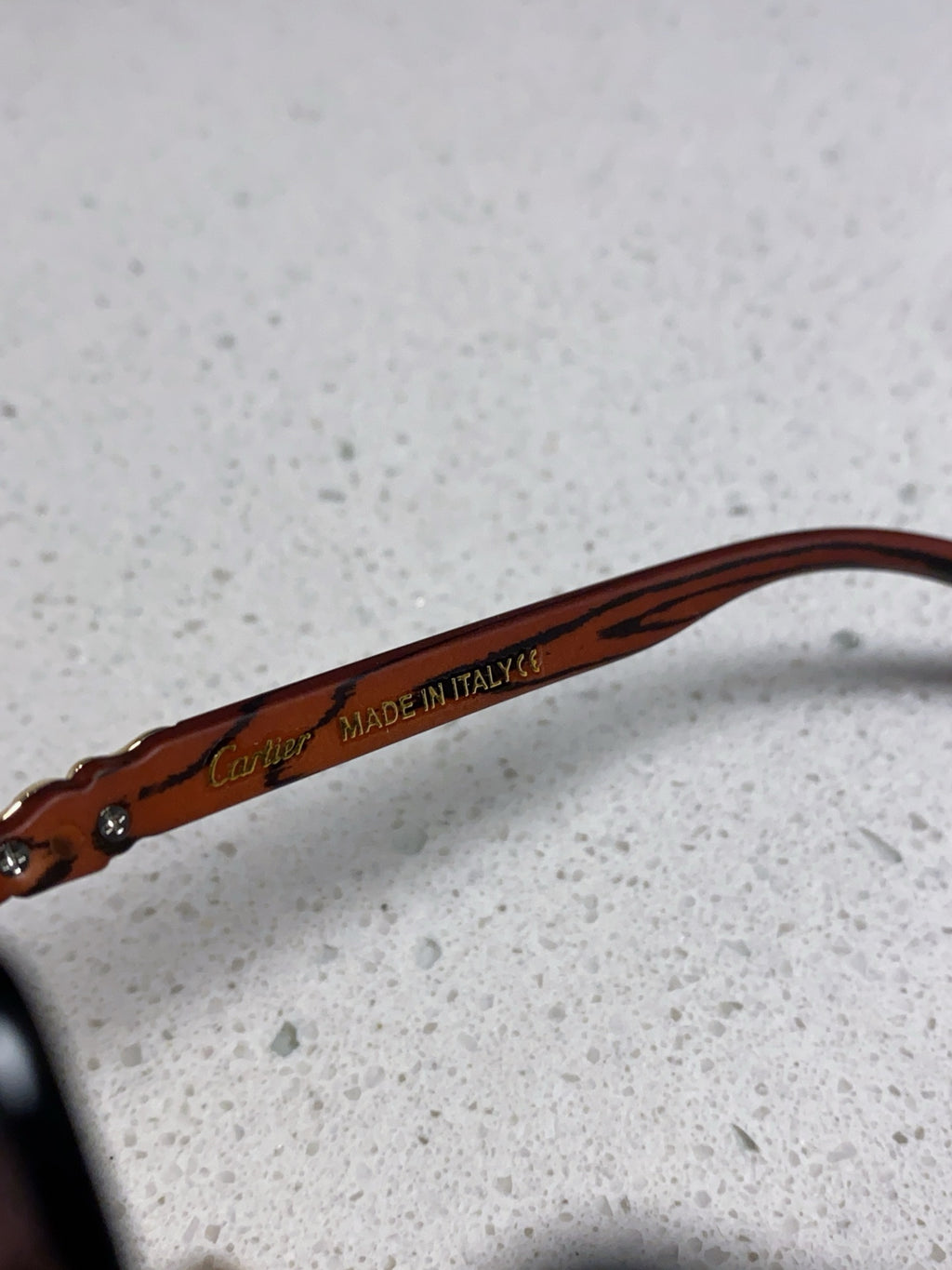 Cartier Lightweight Rimless Blue Lens Sunglasses for Men & Women - 487374 - detail image 8