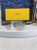 Fendi Lightweight Metal Rimless Silver Lens Sunglasses for Women - 487783