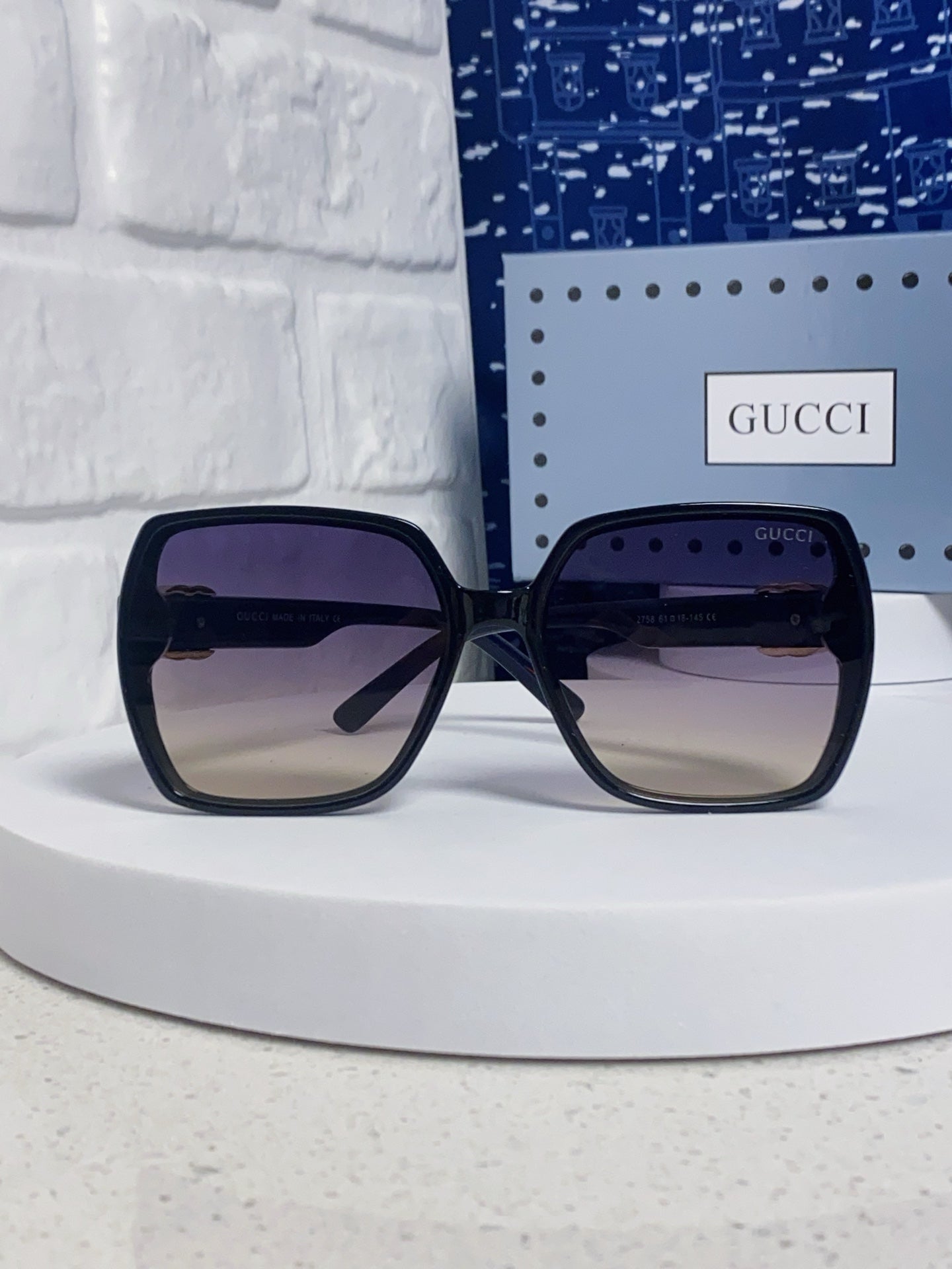 Gucci Fashion Blue Lens Sunglasses for Women - 493286 - detail image 2