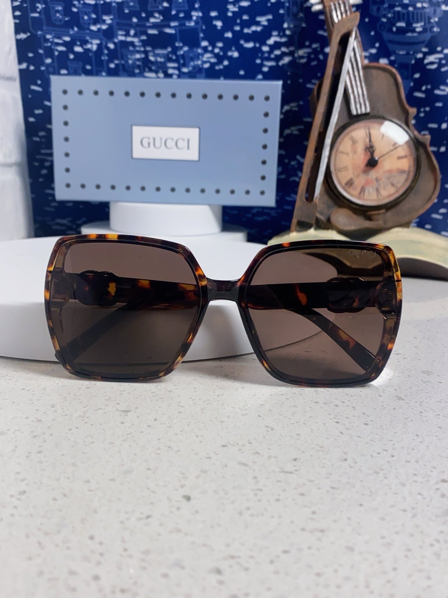 Gucci Fashion Black Lens Sunglasses for Women - detail image 9