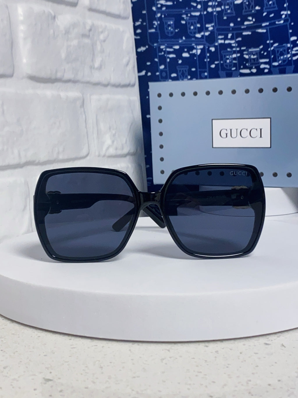 Gucci Fashion Blue Lens Sunglasses for Women - detail image 2