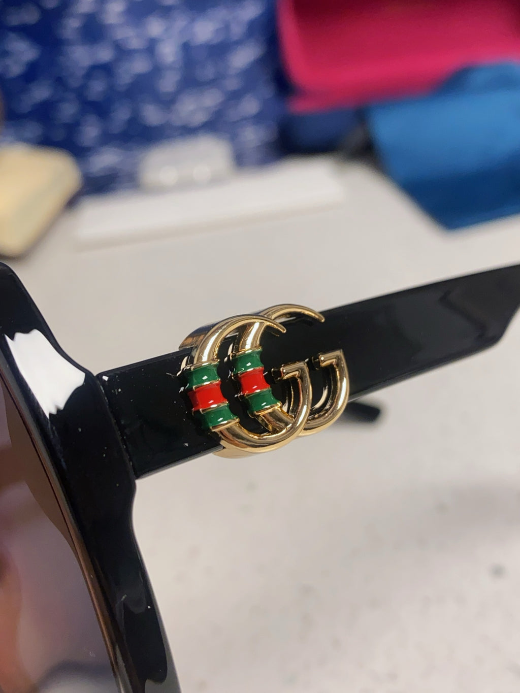 Gucci Fashion Blue Lens Sunglasses for Women - detail image 7