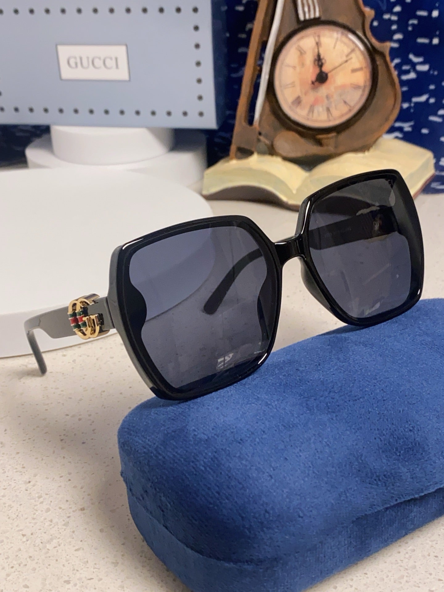 Gucci Fashion Blue Lens Sunglasses for Women - detail image 10