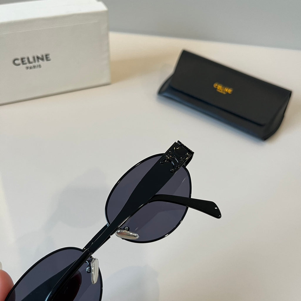 Celine Cat-Eye Black Lens Sunglasses for Men & Women - 372033 - detail image 7