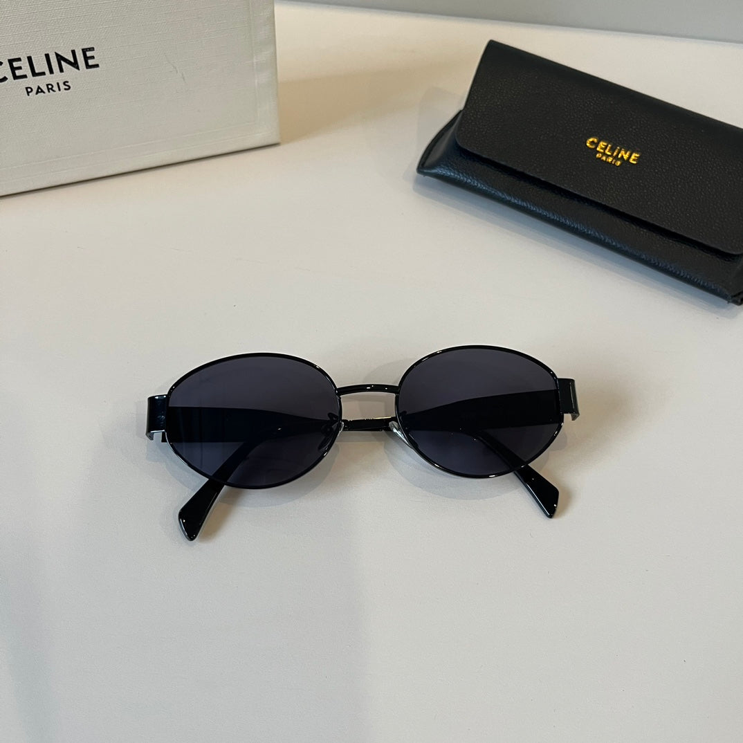 Celine Cat-Eye Black Lens Sunglasses for Men & Women - 372033 - detail image 9