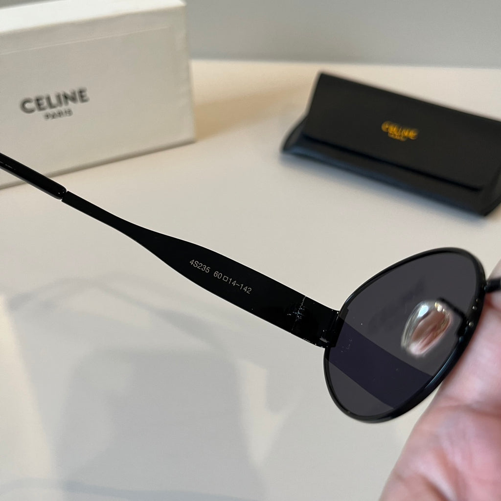 Celine Cat-Eye Black Lens Sunglasses for Men & Women - 372033 - detail image 5