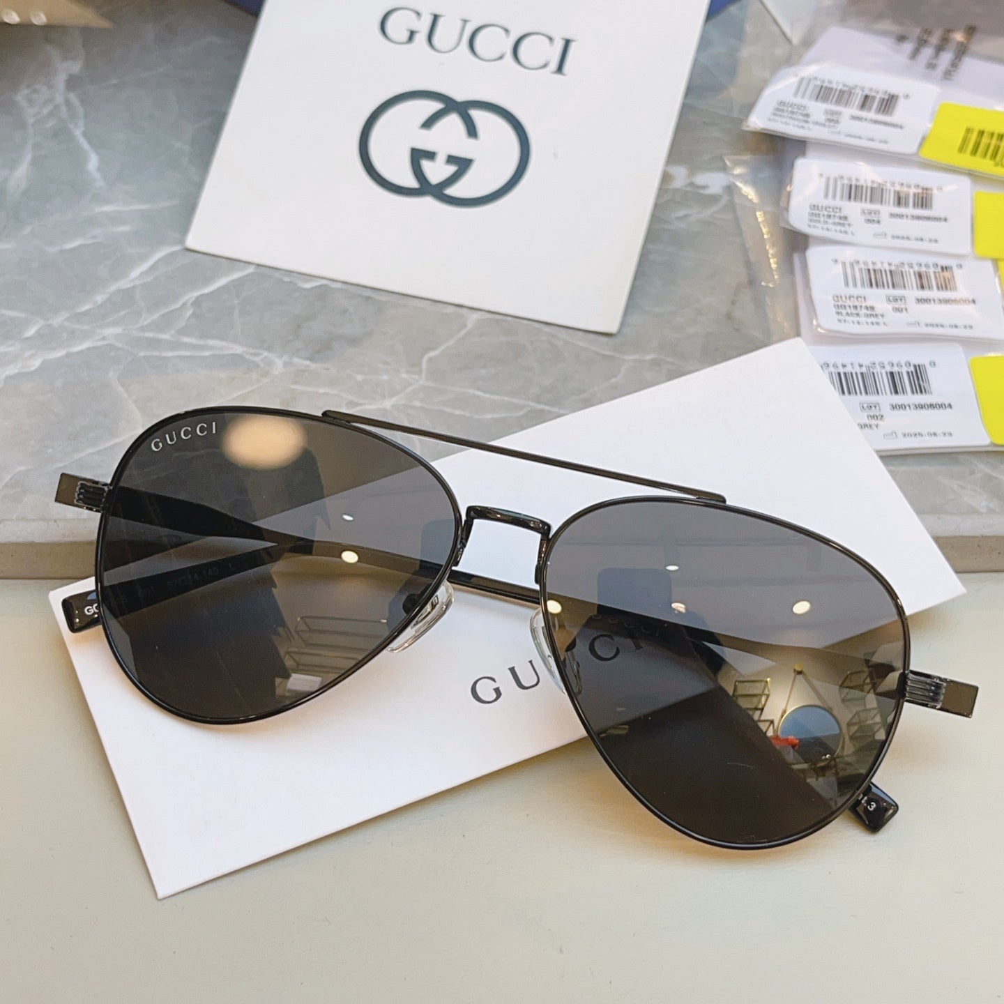 Gucci GG1874S Fashion Brown Lens Sunglasses for Men & Women - detail image 4
