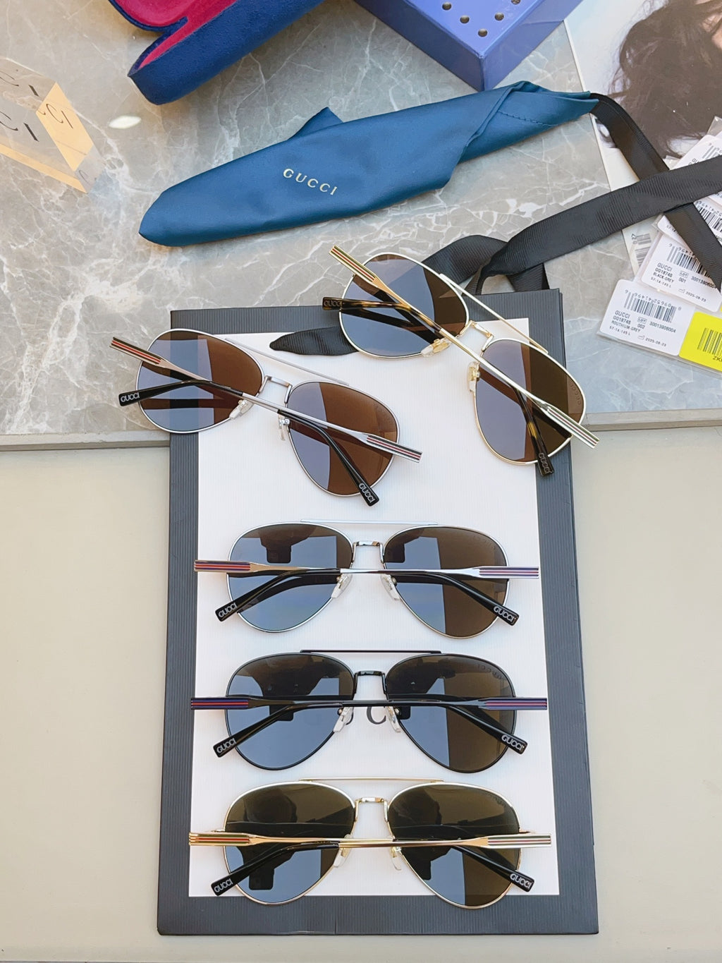 Gucci GG1874S Fashion Brown Lens Sunglasses for Men & Women - detail image 9