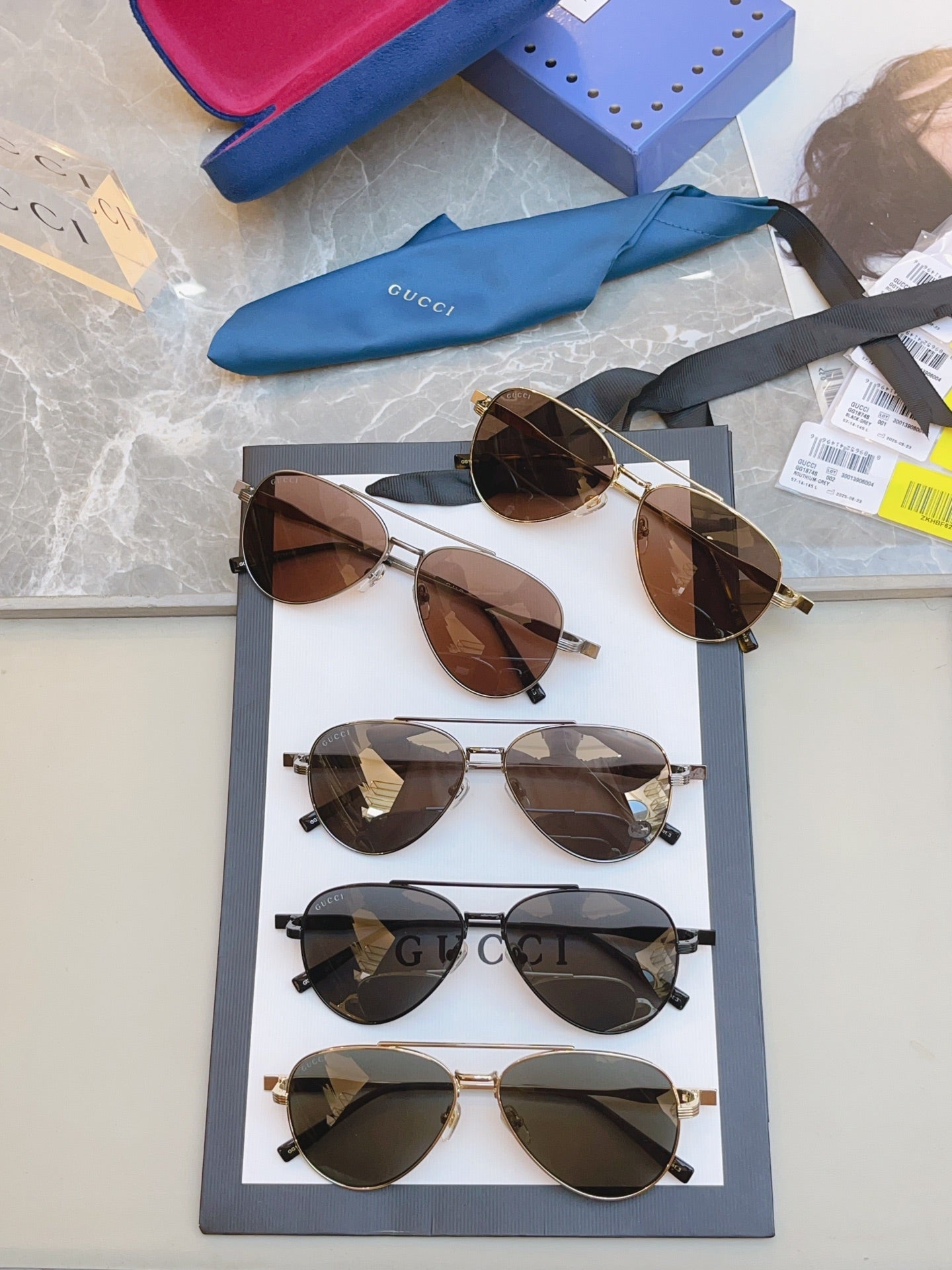 Gucci GG1874S Fashion Brown Lens Sunglasses for Men & Women - detail image 8
