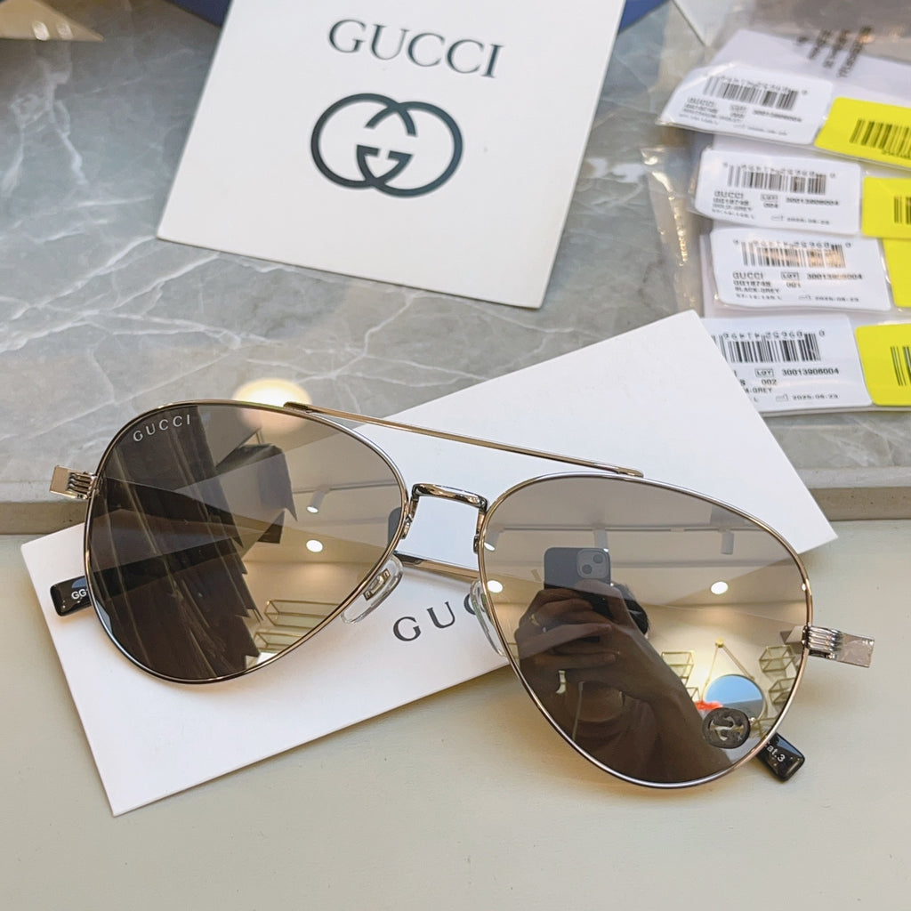 Gucci GG1874S Fashion Brown Lens Sunglasses for Men & Women - detail image 3