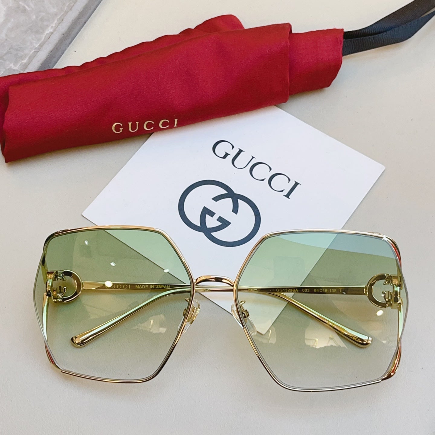 Gucci GG1322SA Fashion Brown Lens Sunglasses for Men & Women - 431478