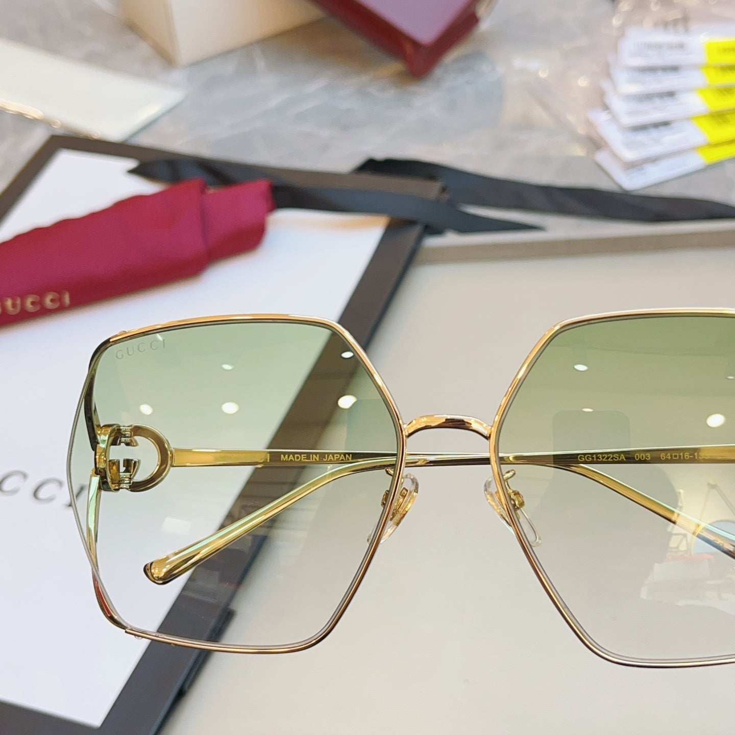 Gucci GG1322SA Fashion Brown Lens Sunglasses for Men & Women - 431478 - detail image 8