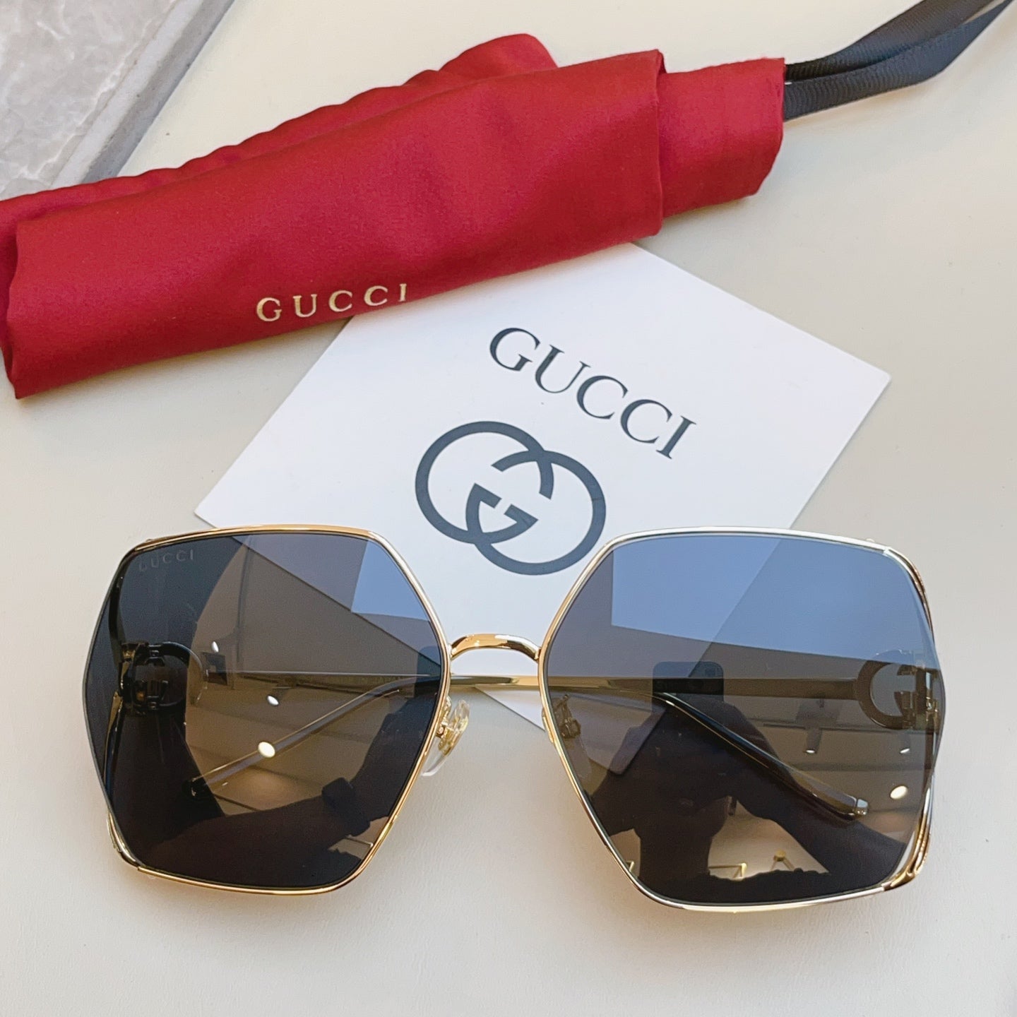Gucci GG1322SA Fashion Brown Lens Sunglasses for Men & Women - 431478 - detail image 2