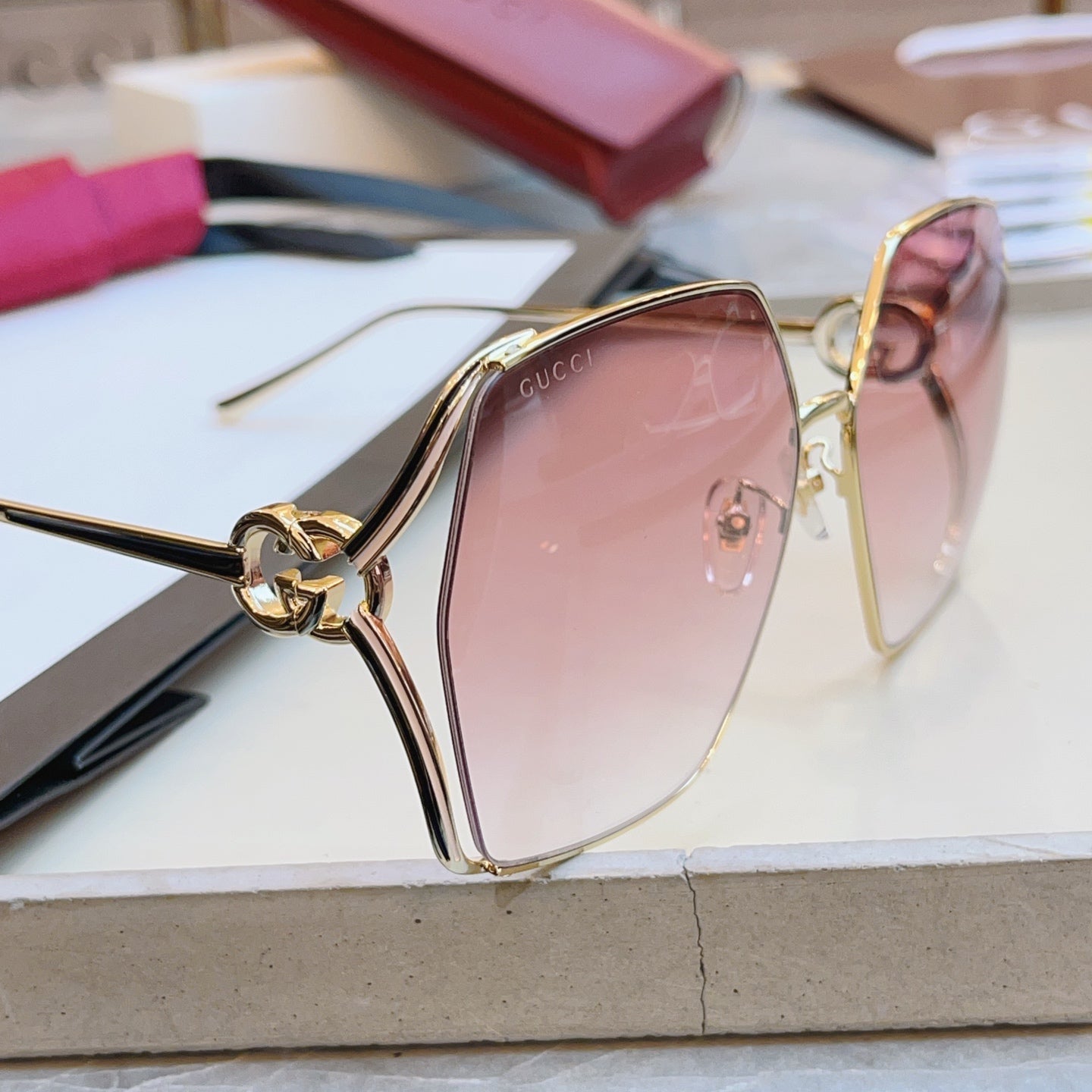 Gucci GG1322SA Fashion Brown Lens Sunglasses for Men & Women - 431476 - detail image 6