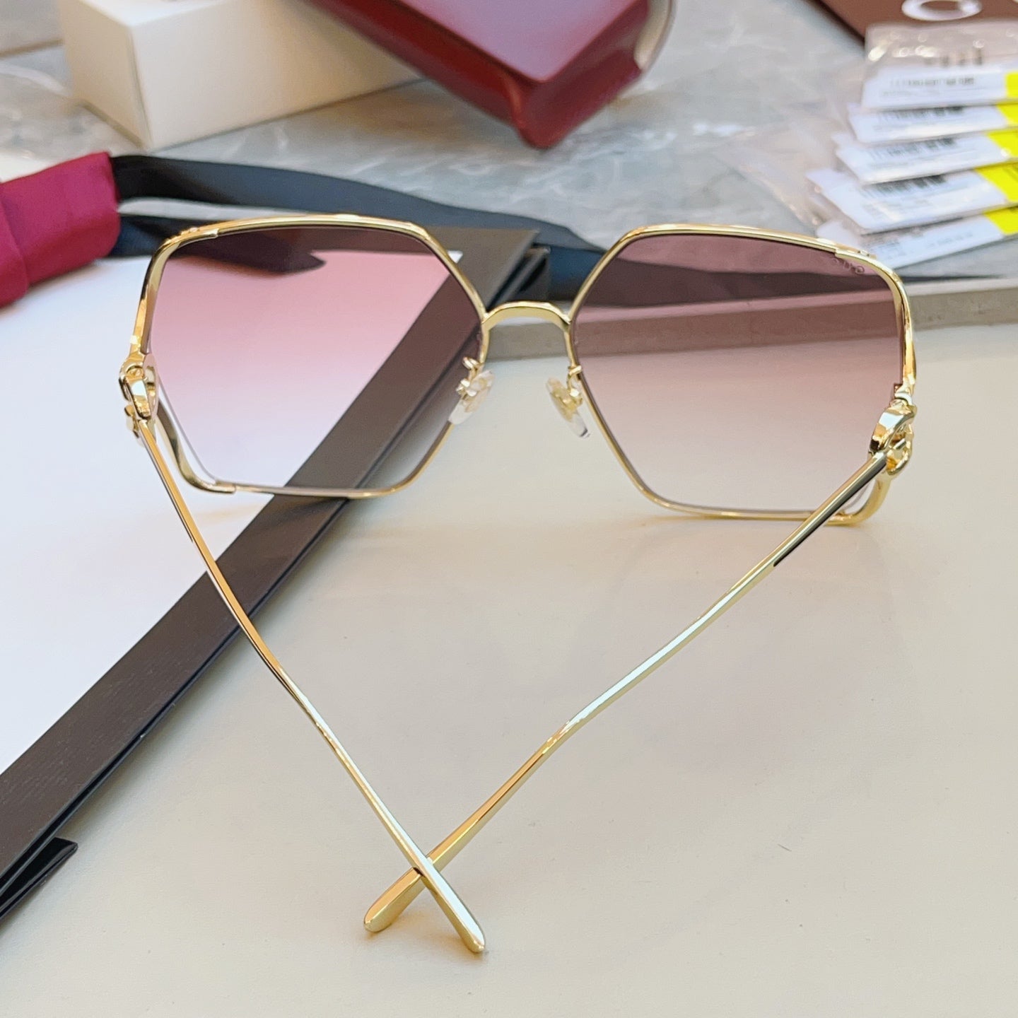 Gucci GG1322SA Fashion Brown Lens Sunglasses for Men & Women - 431476 - detail image 8