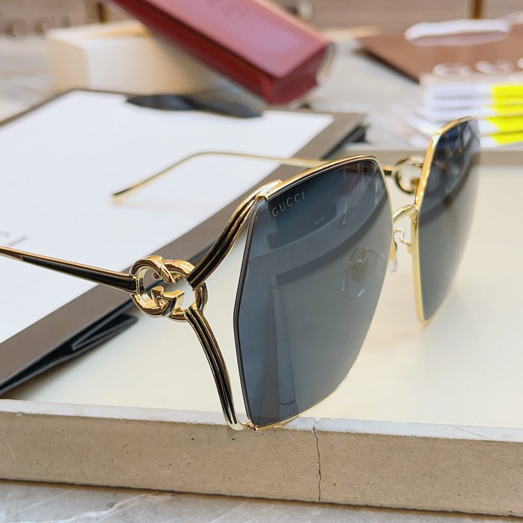 Gucci GG1322SA Fashion Gray Lens Sunglasses for Men & Women - detail image 4