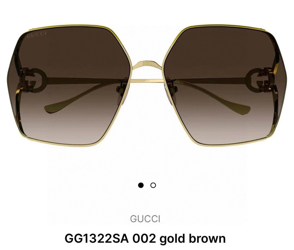 Gucci GG1322SA Fashion Brown Lens Sunglasses for Men & Women