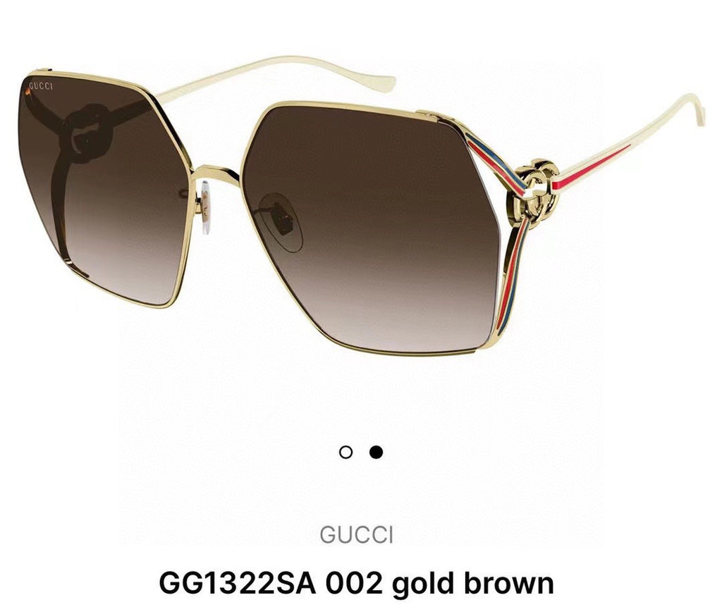 Gucci GG1322SA Fashion Brown Lens Sunglasses for Men & Women - detail image 2