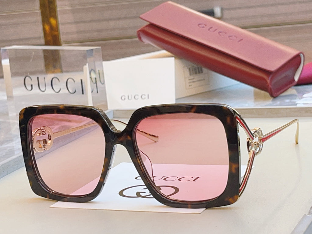 Gucci GG1324SA Fashion Pink Lens Sunglasses for Men & Women - detail image 2