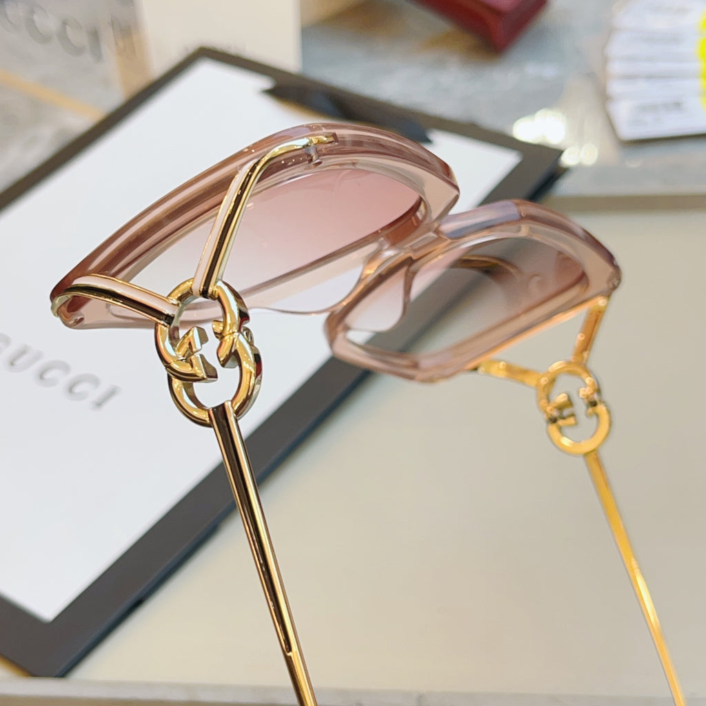 Gucci GG1324SA Fashion Pink Lens Sunglasses for Men & Women - detail image 8
