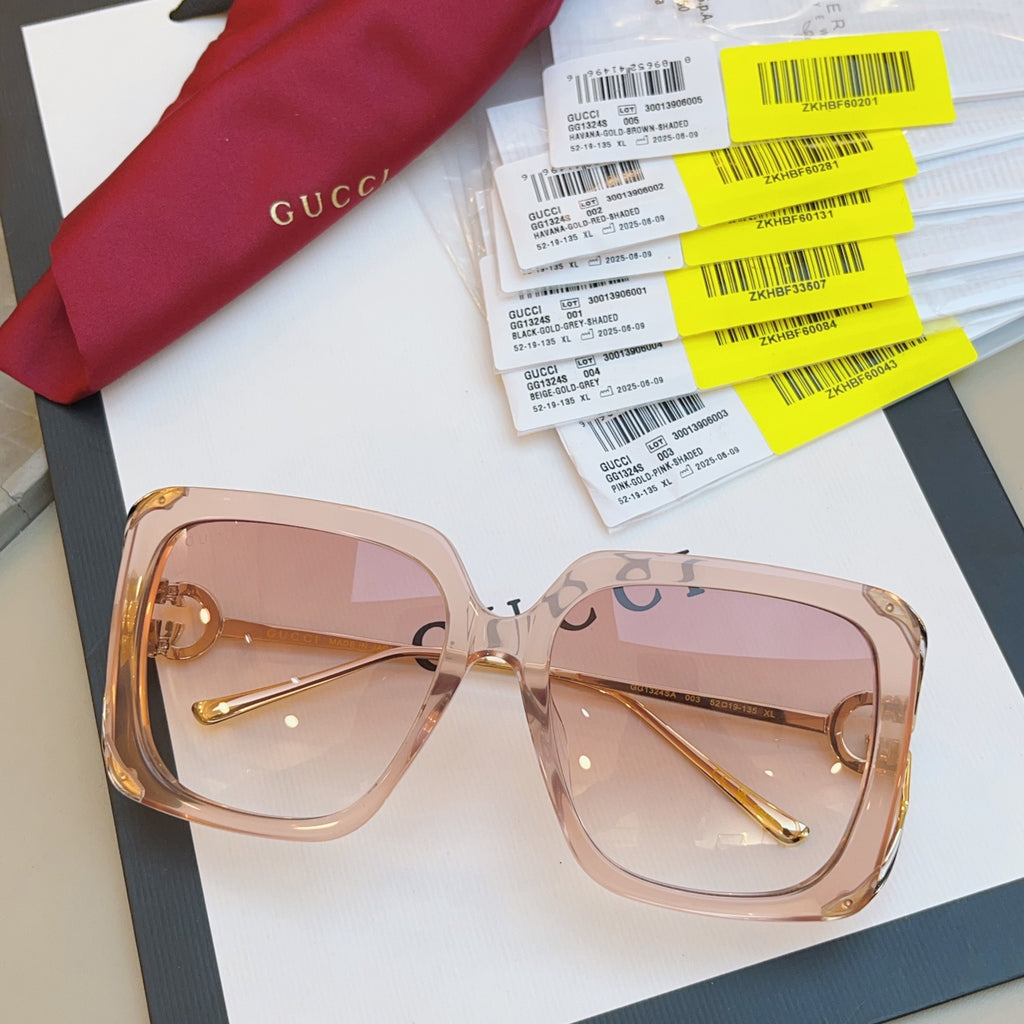 Gucci GG1324SA Fashion Black Lens Sunglasses for Men & Women - 448788 - detail image 3