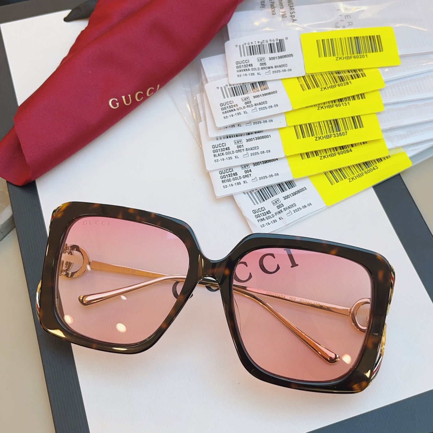 Gucci GG1324SA Fashion Black Lens Sunglasses for Men & Women - 448788 - detail image 2