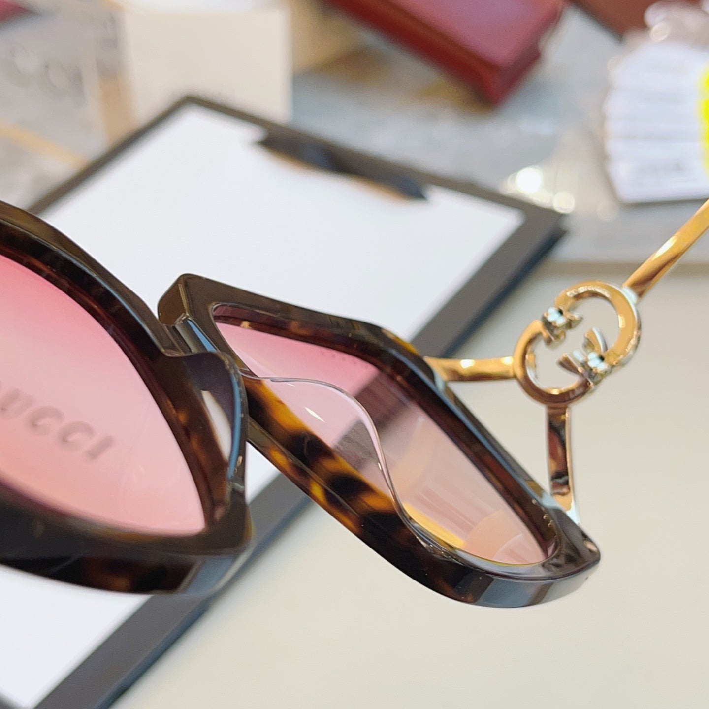 Gucci GG1324SA Fashion Black Lens Sunglasses for Men & Women - 448788 - detail image 9