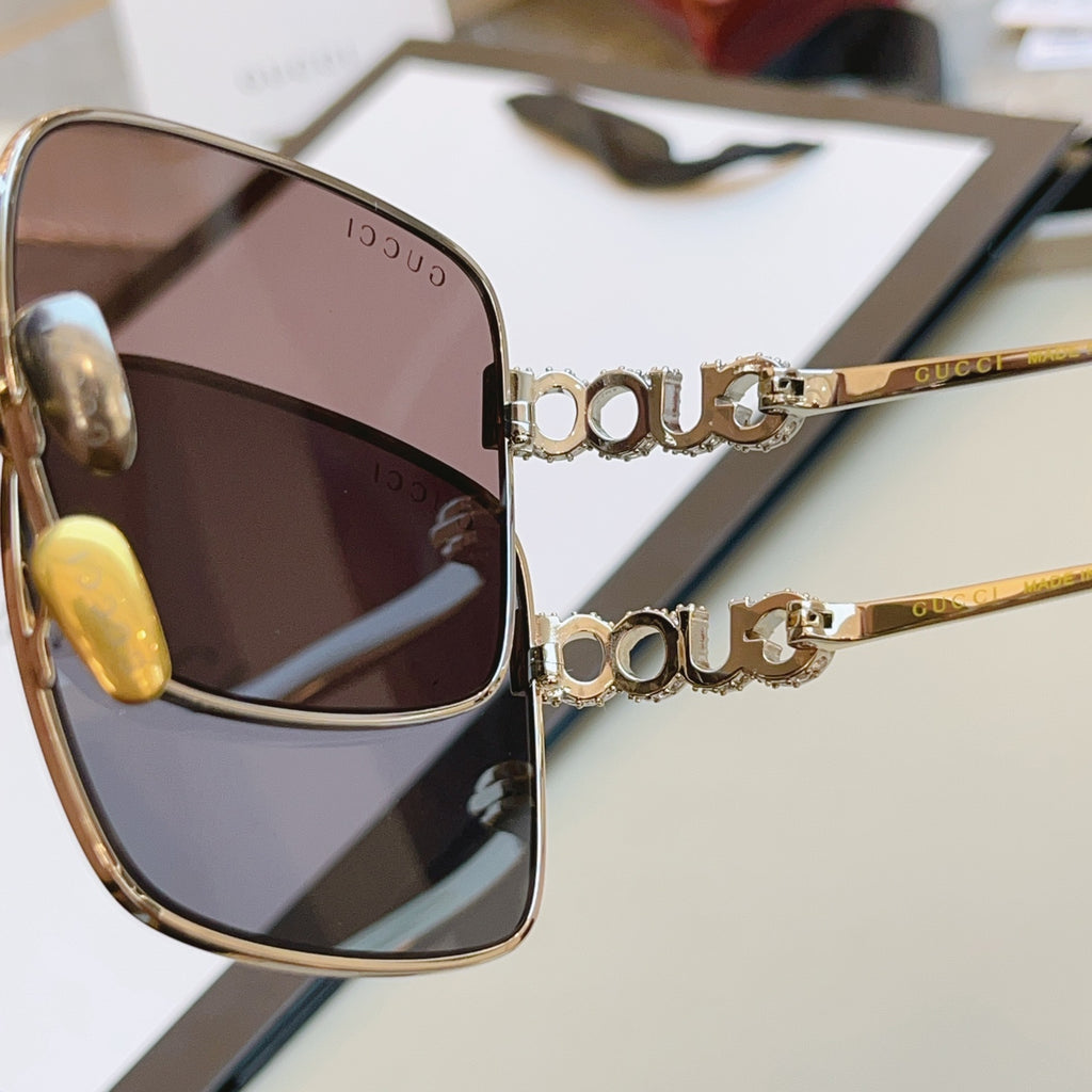 Gucci GG1937S Fashion Brown Lens Sunglasses for Men & Women - detail image 7