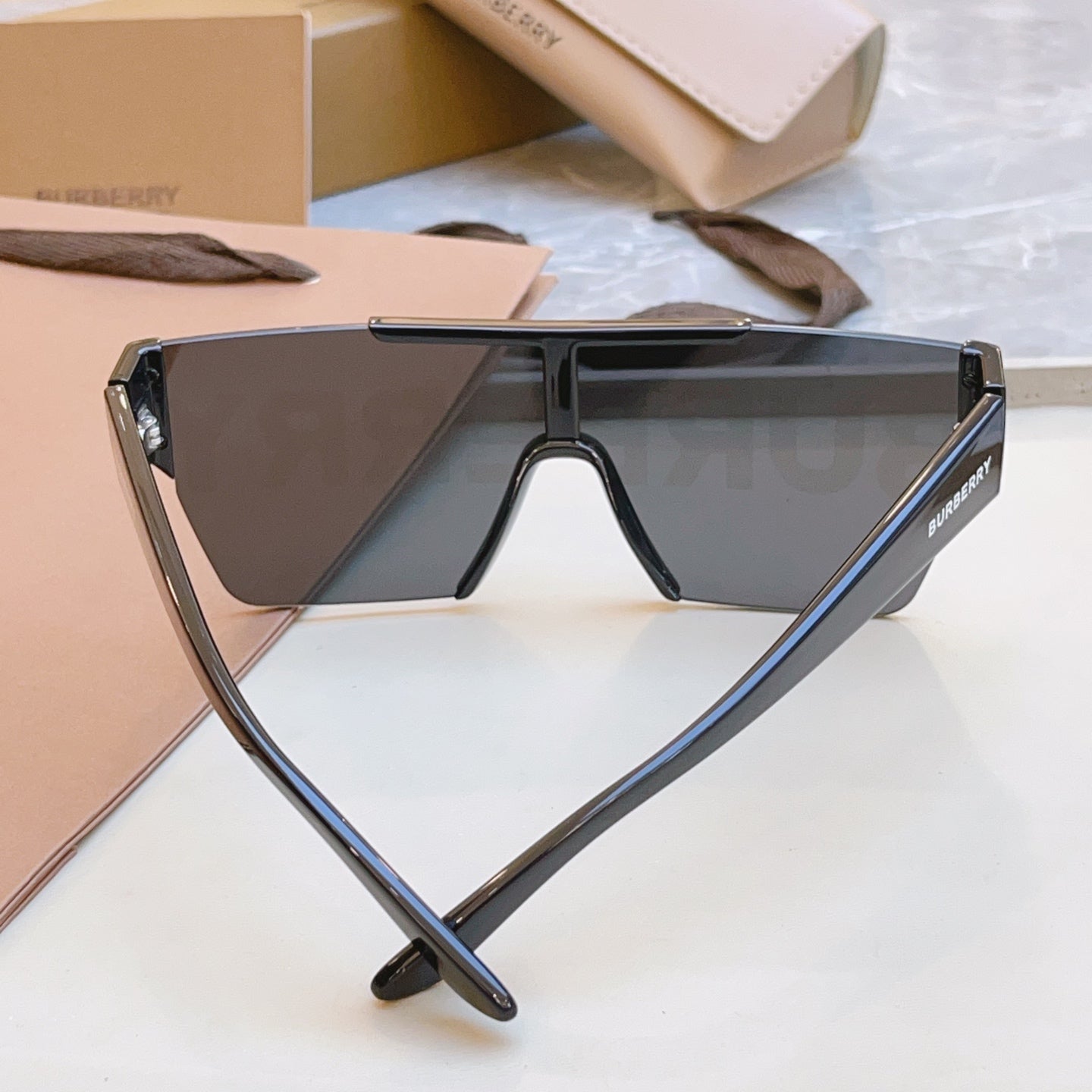 Burberry BE4291 Fashion Brown Lens Sunglasses for Men & Women - detail image 6