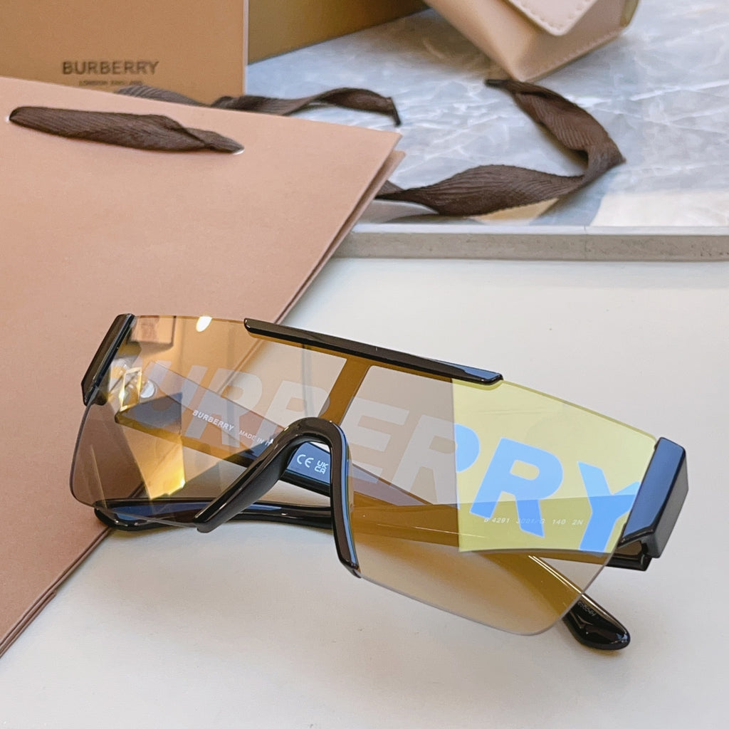 Burberry BE4291 Fashion Gold Lens Sunglasses for Men & Women - detail image 9