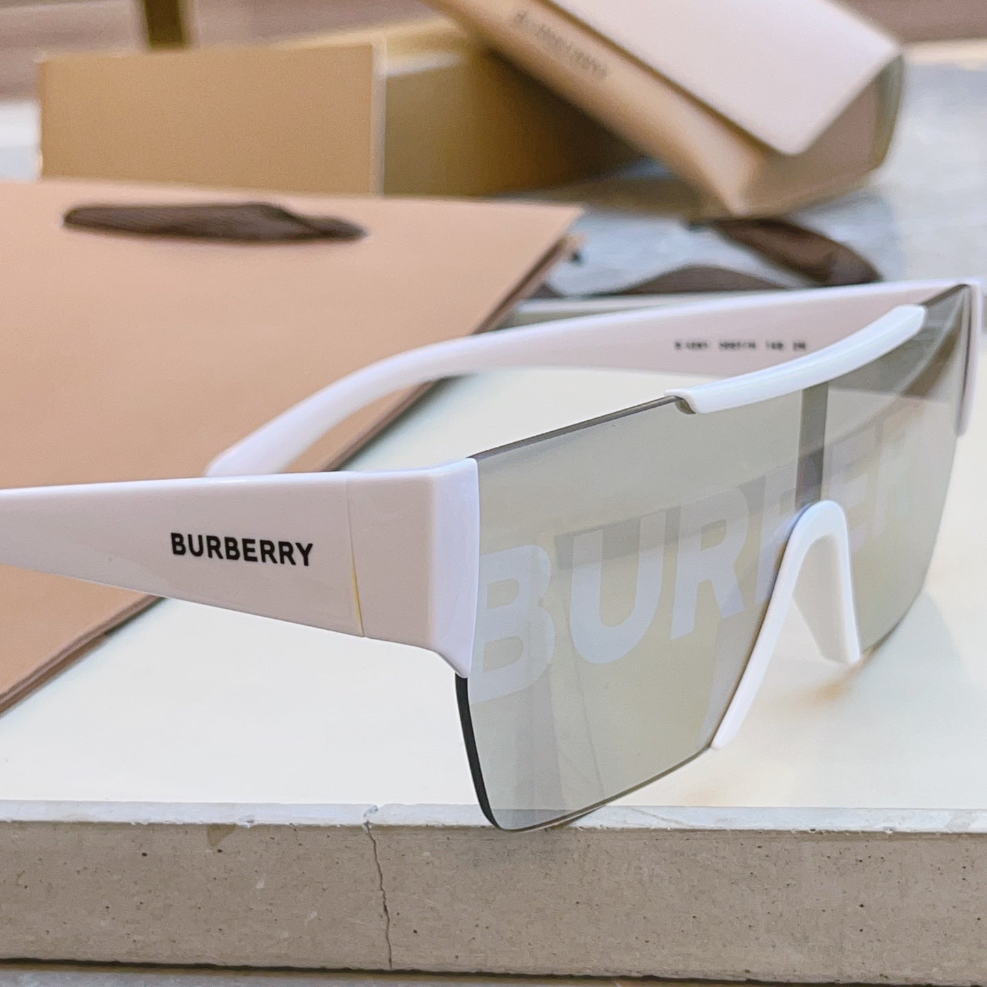 Burberry BE4291 Fashion Gold Lens Sunglasses for Men & Women - 416070 - detail image 7
