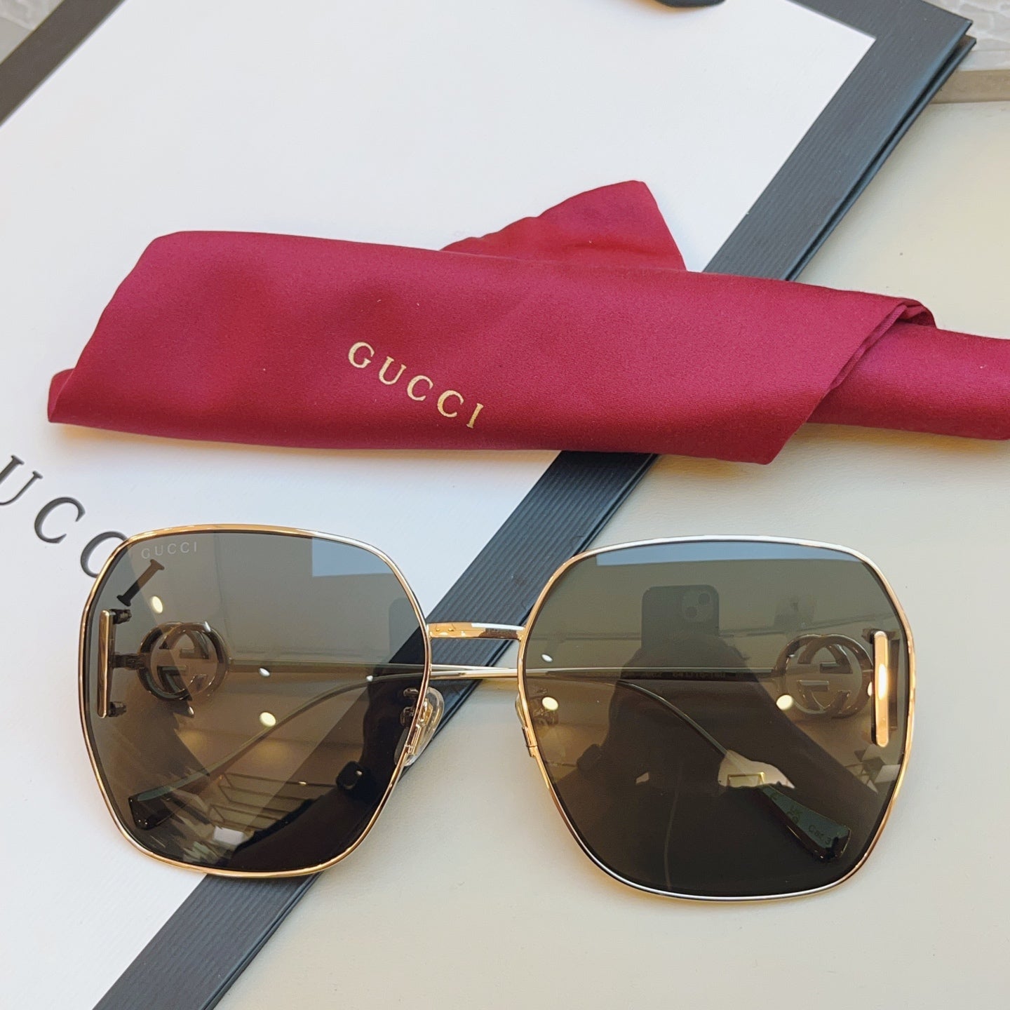 Gucci GG1207SA Fashion Brown Lens Sunglasses for Men & Women - 431306 - detail image 5