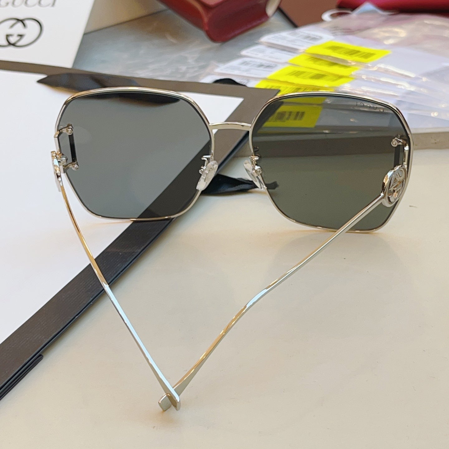 Gucci GG1207SA Fashion Brown Lens Sunglasses for Men & Women - detail image 5