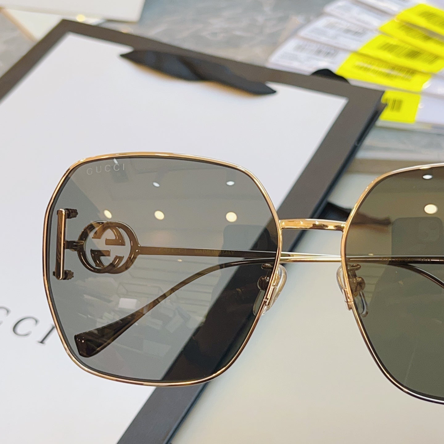 Gucci GG1207SA Fashion Brown Lens Sunglasses for Men & Women