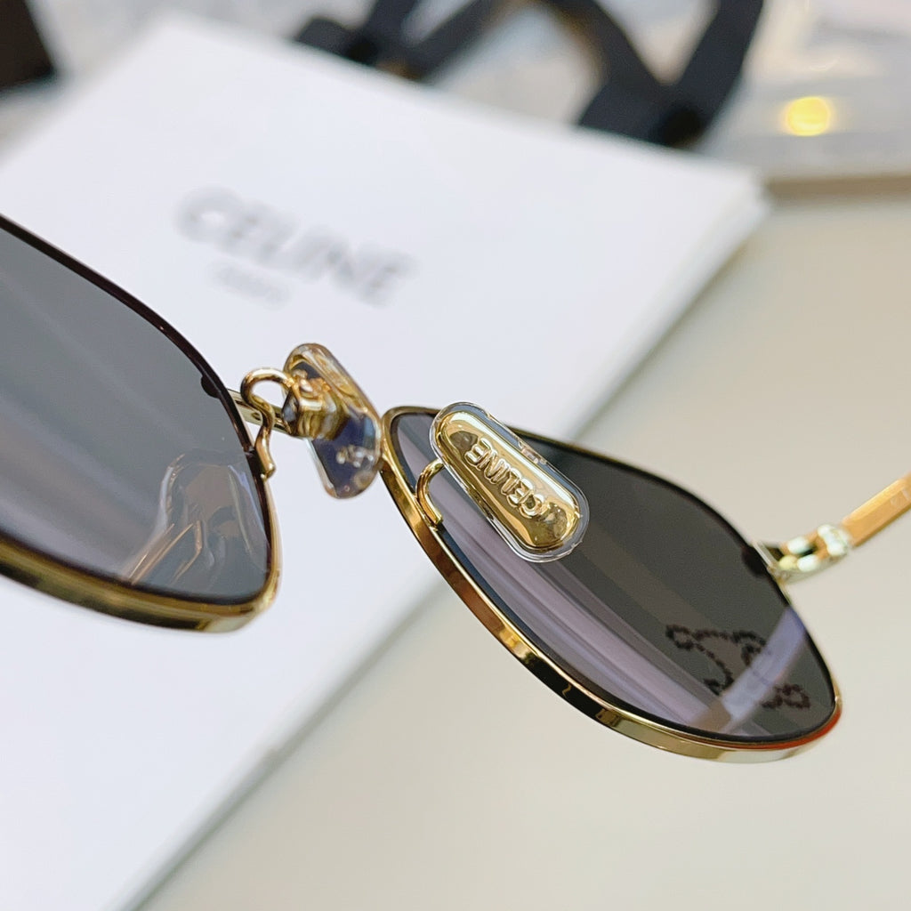 Celine CL40285U Fashion Brown Lens Sunglasses for Men & Women - detail image 4