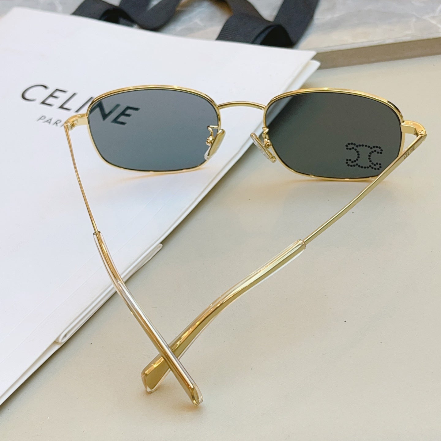 Celine CL40285U Fashion Brown Lens Sunglasses for Men & Women - detail image 8