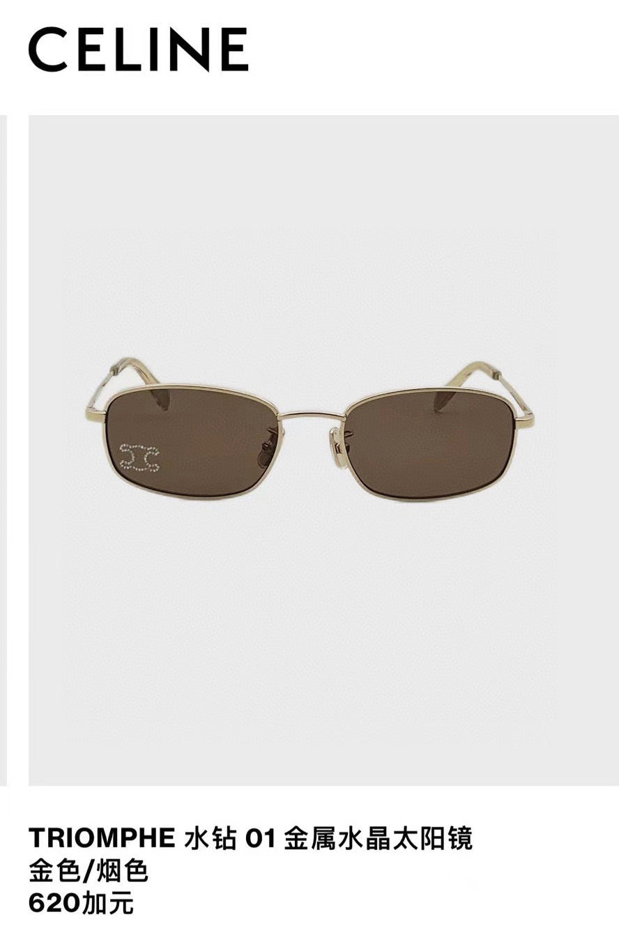 Celine CL40285U Fashion Black Lens Sunglasses for Men & Women - detail image 5