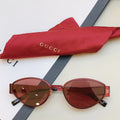 Gucci GG1853O Fashion Red Lens Sunglasses for Men & Women