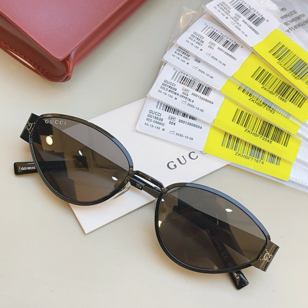 Gucci GG1853O Fashion Orange Lens Sunglasses for Men & Women - detail image 5