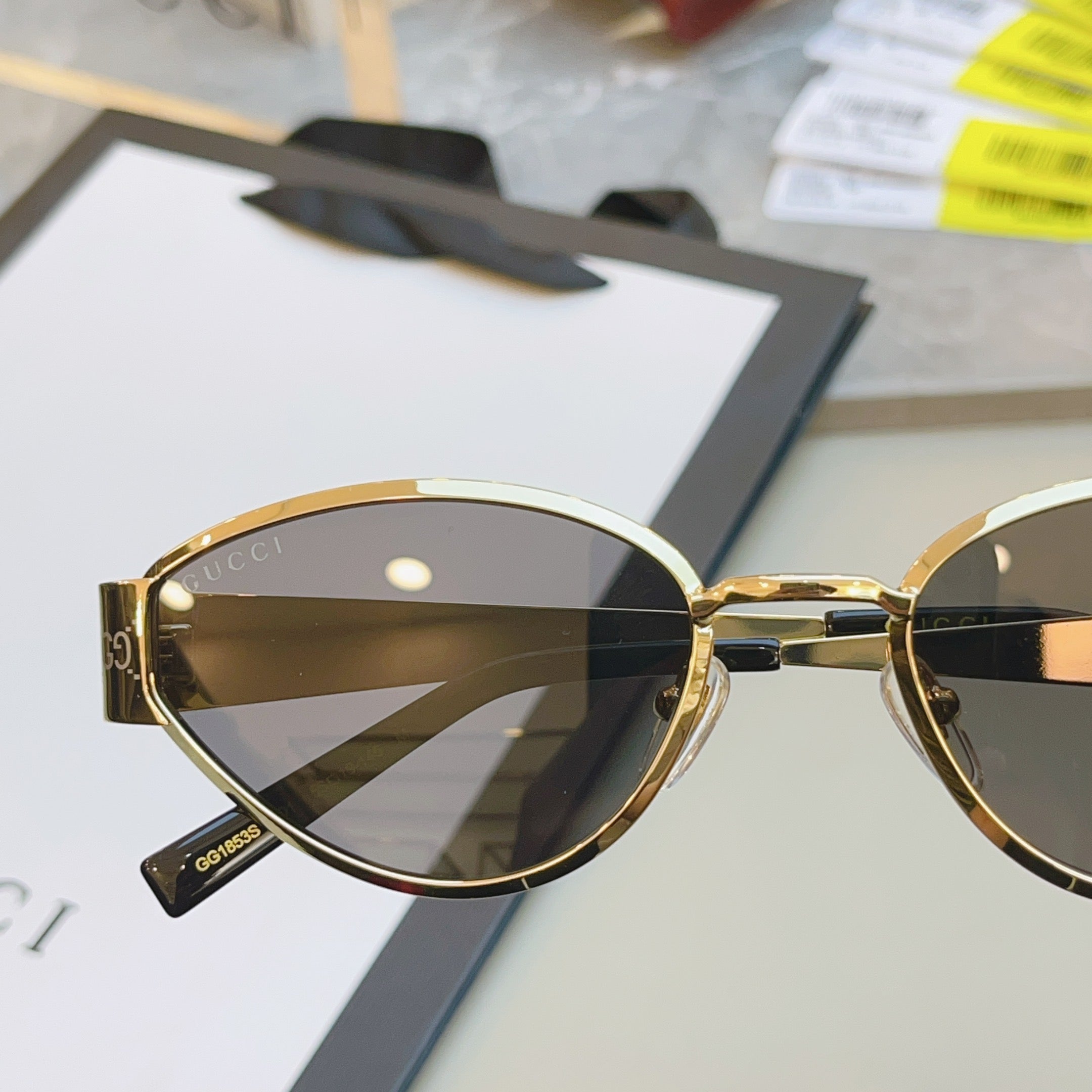 Gucci GG1853O Fashion Brown Lens Sunglasses for Men & Women