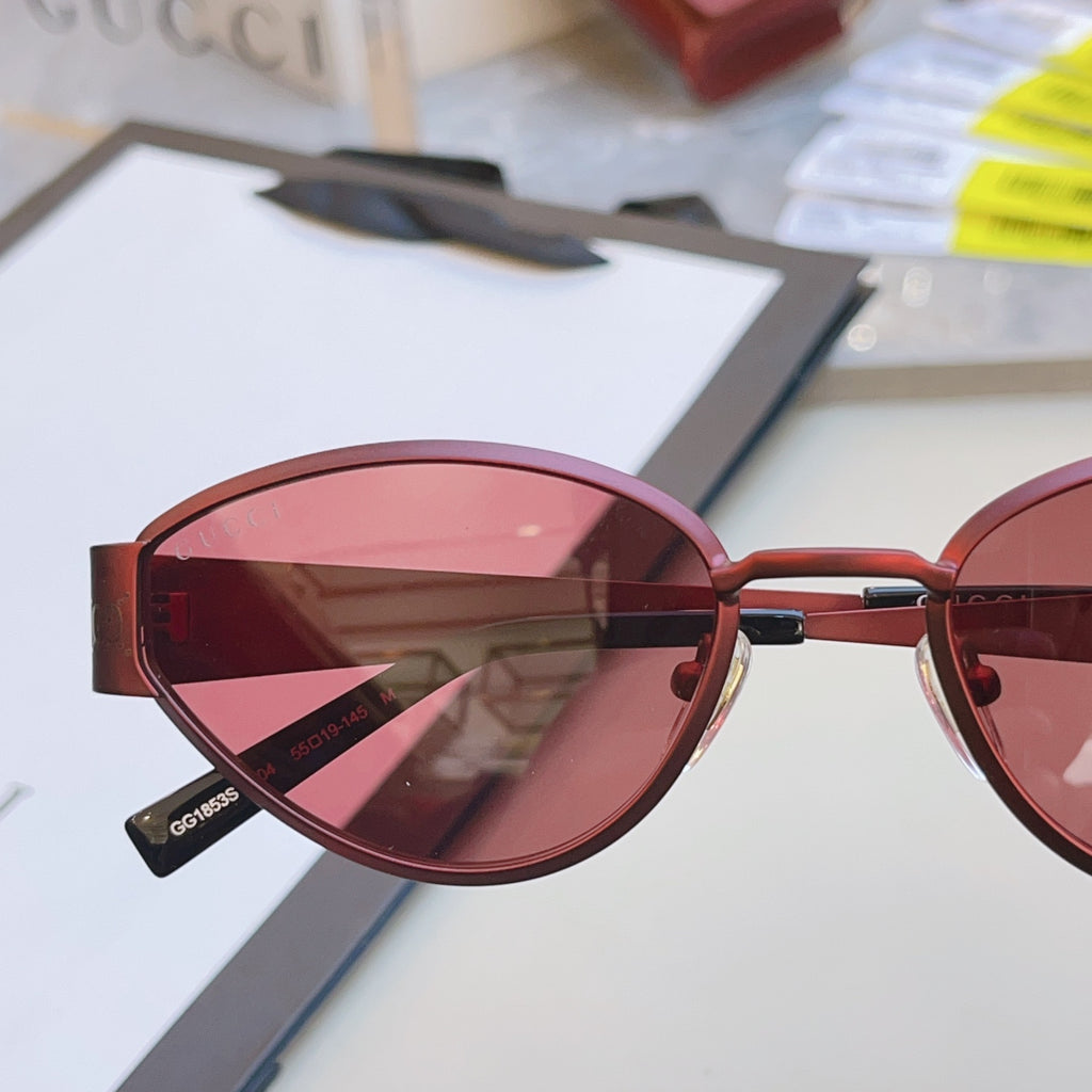 Gucci GG1853O Fashion Brown Lens Sunglasses for Men & Women - detail image 4