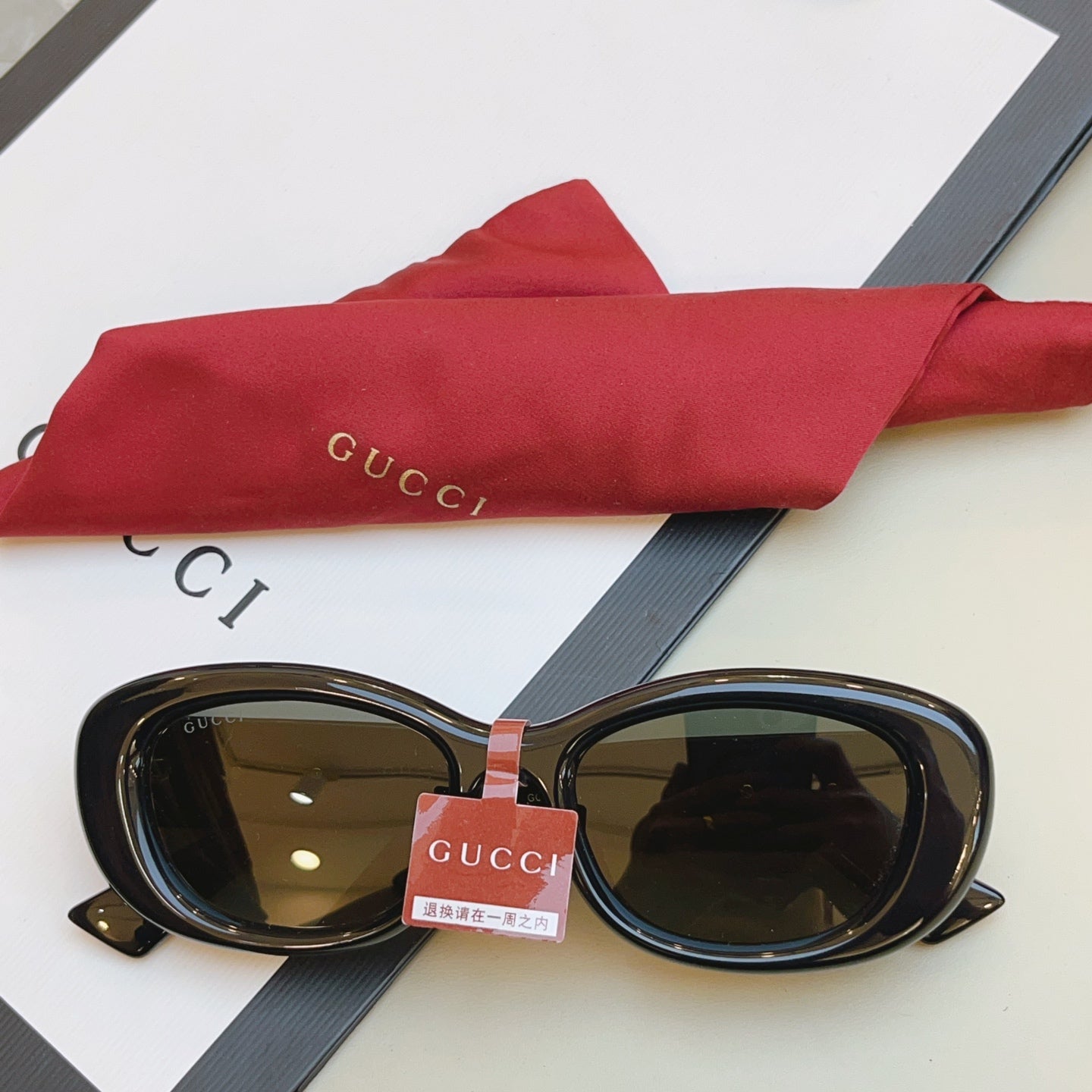 Gucci GG1829SK Fashion Black Lens Sunglasses for Men & Women - 464827
