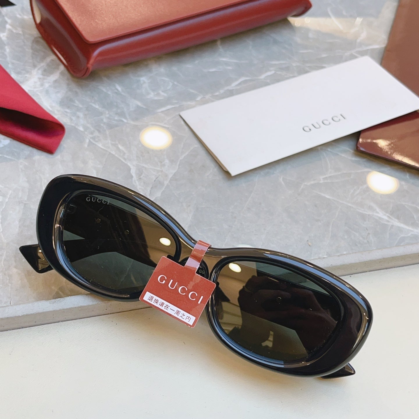 Gucci GG1829SK Fashion Black Lens Sunglasses for Men & Women - 464827 - detail image 3