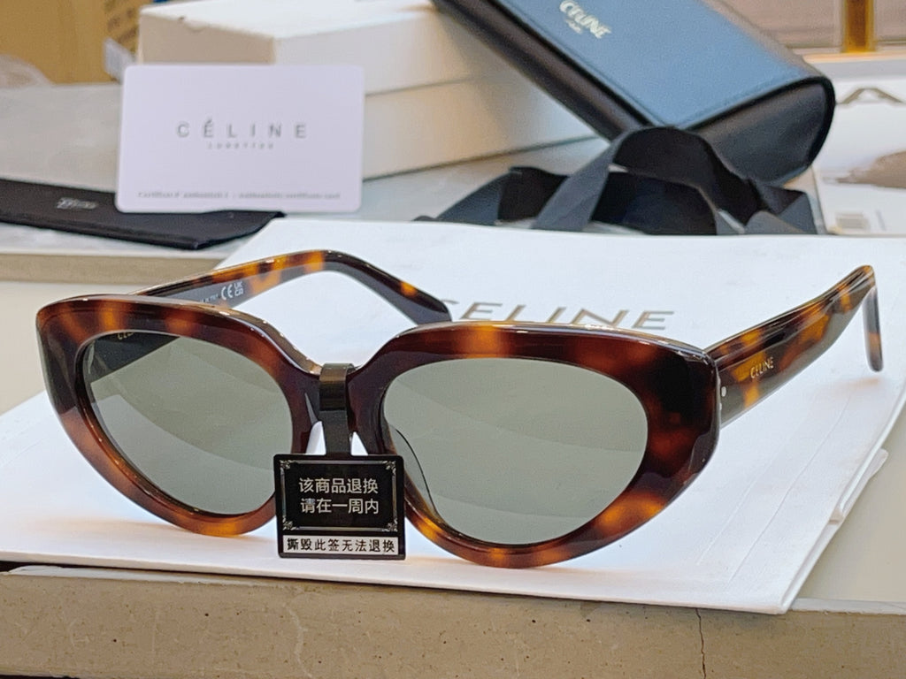 Celine CL40286I Fashion Gold Lens Sunglasses for Men & Women - detail image 2