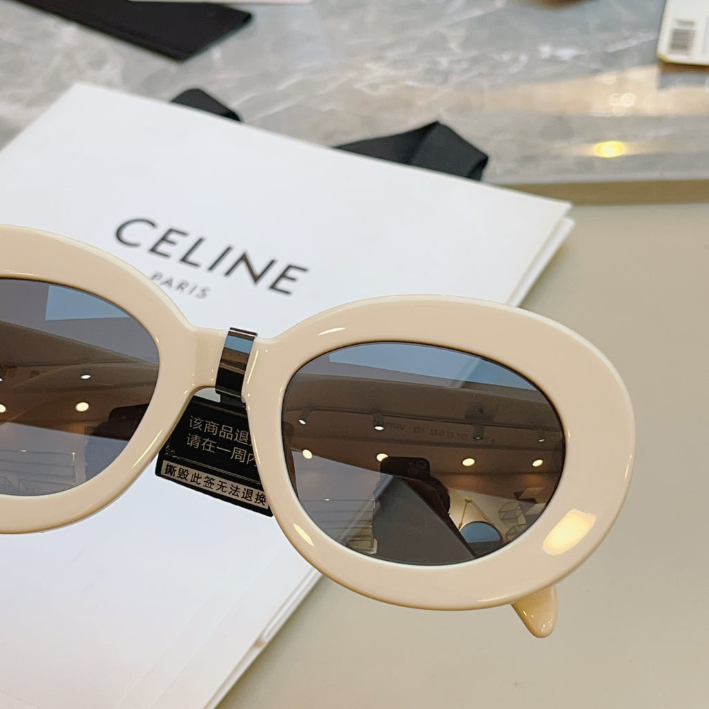 Celine CL40312U Fashion Brown Lens Sunglasses for Men & Women - detail image 3