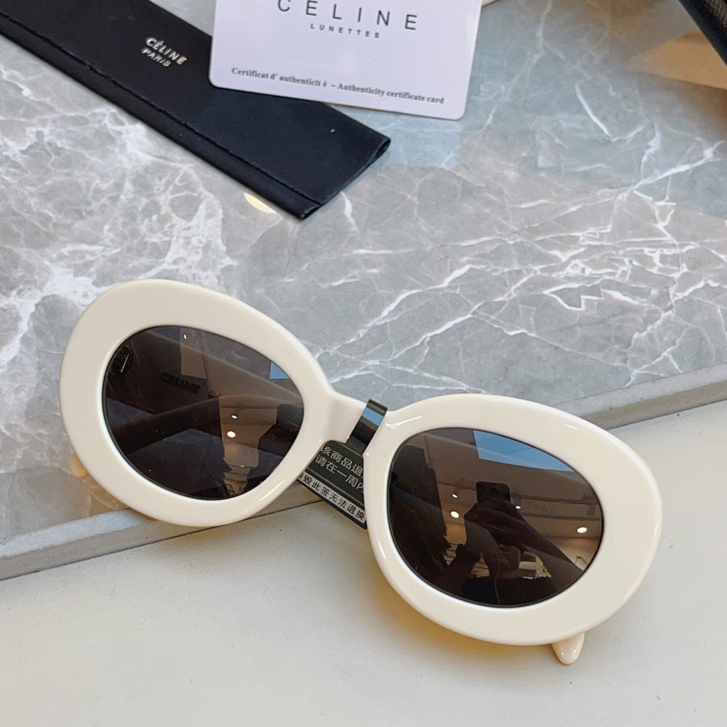 Celine CL40312U Fashion Brown Lens Sunglasses for Men & Women - detail image 2