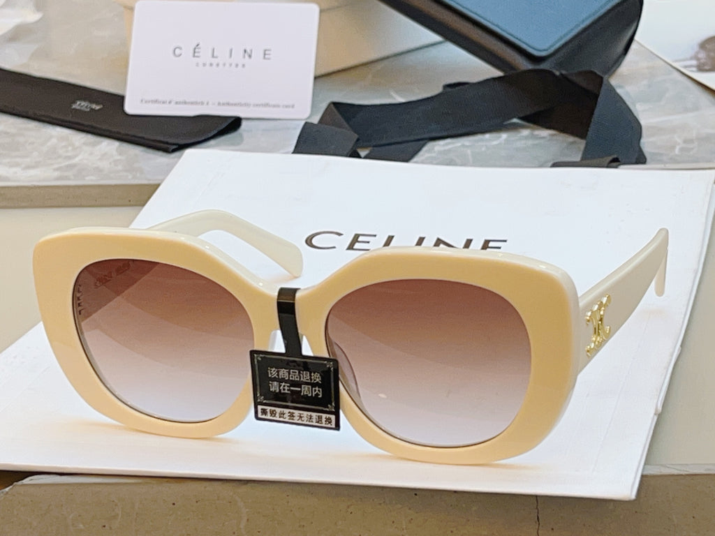 Celine CL40226U Fashion Red Lens Sunglasses for Men & Women - detail image 2